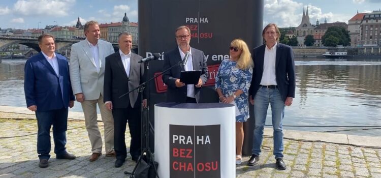 V září bude v pražských komunálních volbách kandidovat nové hnutí Praha bez chaosu
